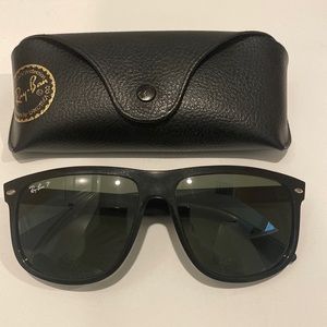Rayban boyfriend 60mm polarized sunglasses